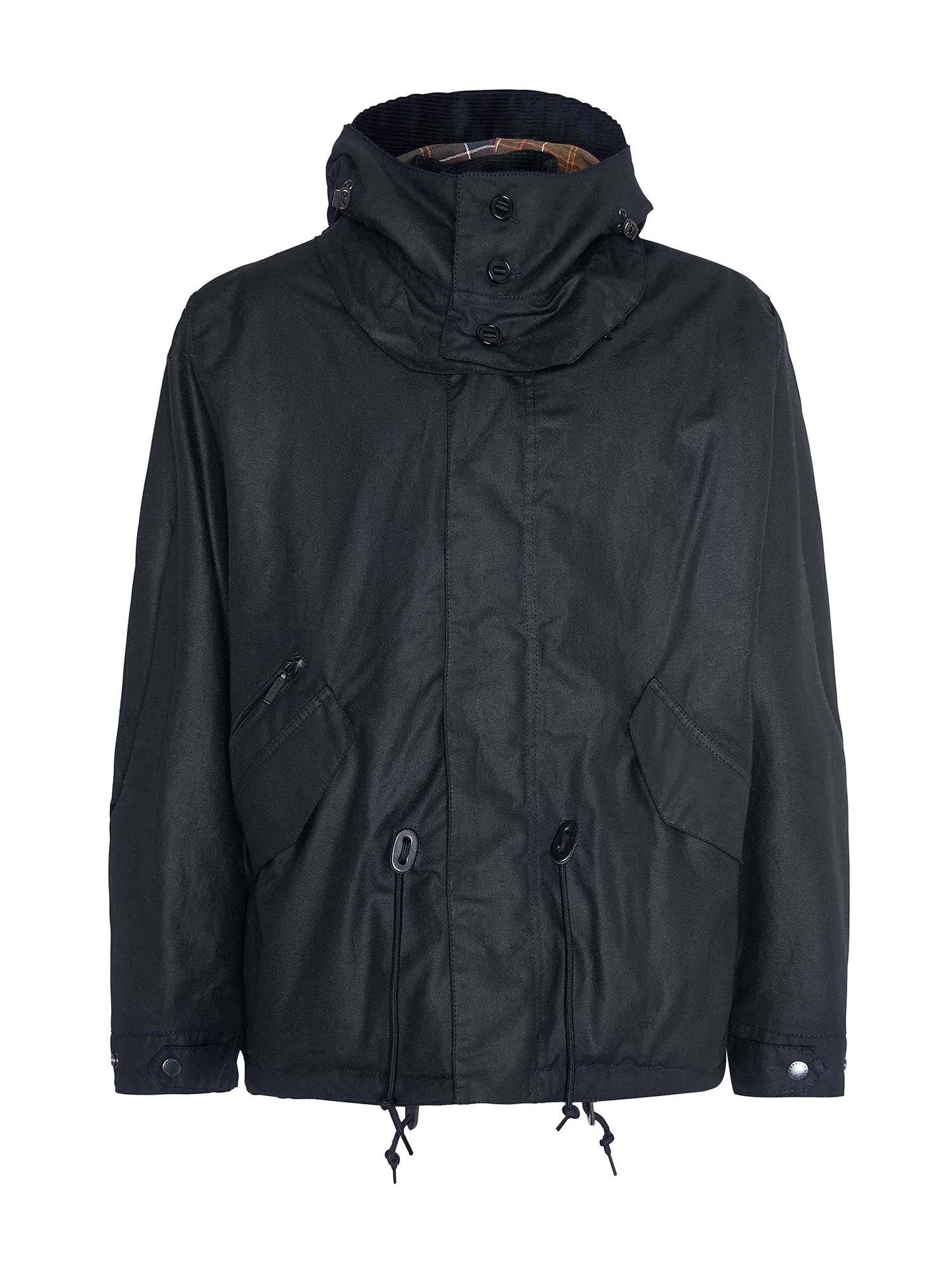 Barbour Parka cerato Short Wind Nero