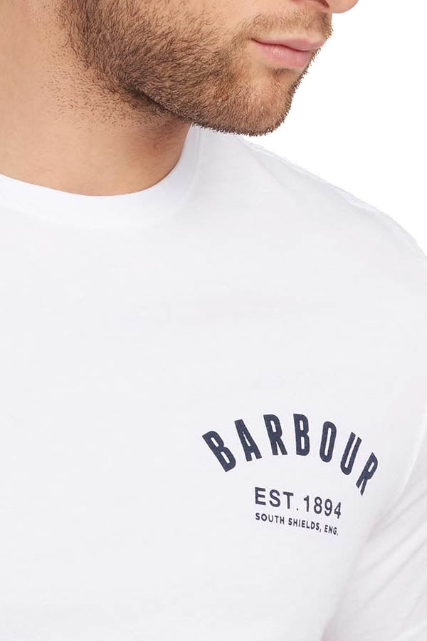 T-SHIRT Bianco Barbour