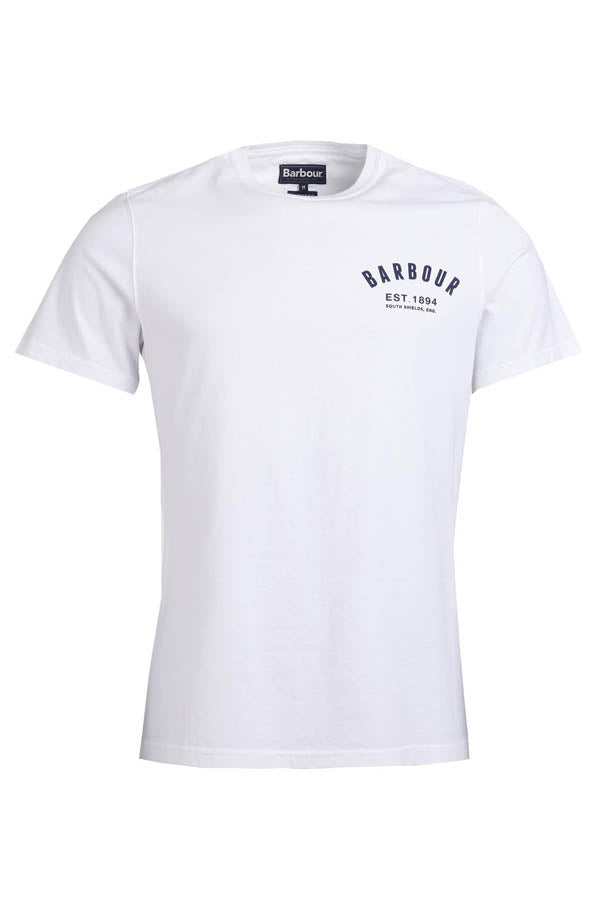 T-SHIRT Bianco Barbour