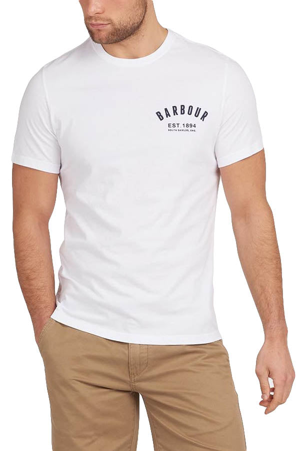 T-SHIRT Bianco Barbour