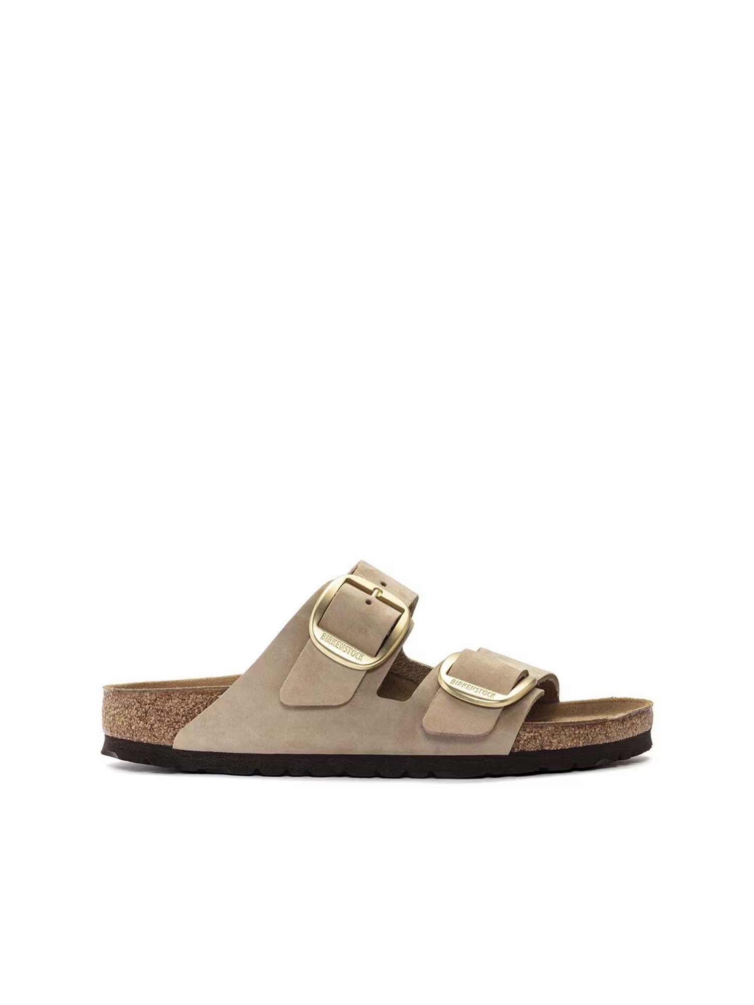 Birkenstock Arizona Big Buckle (Pelle Nubuck) Beige