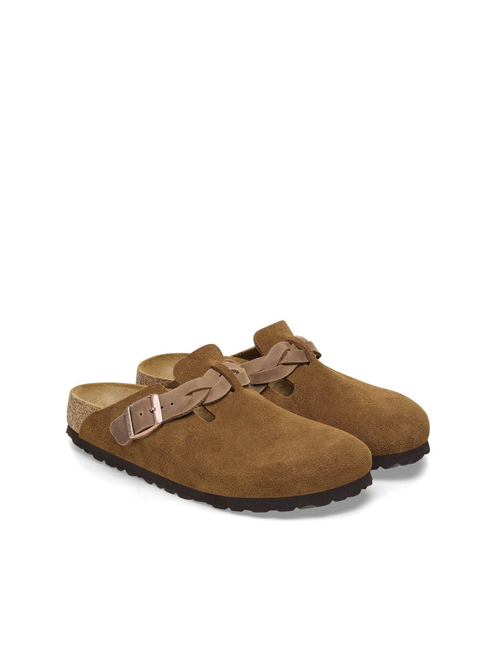 Birkenstock Boston Braided Marrone