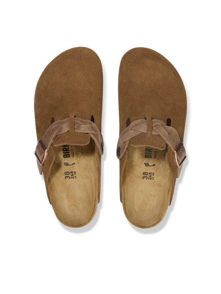 Birkenstock Boston Braided Marrone