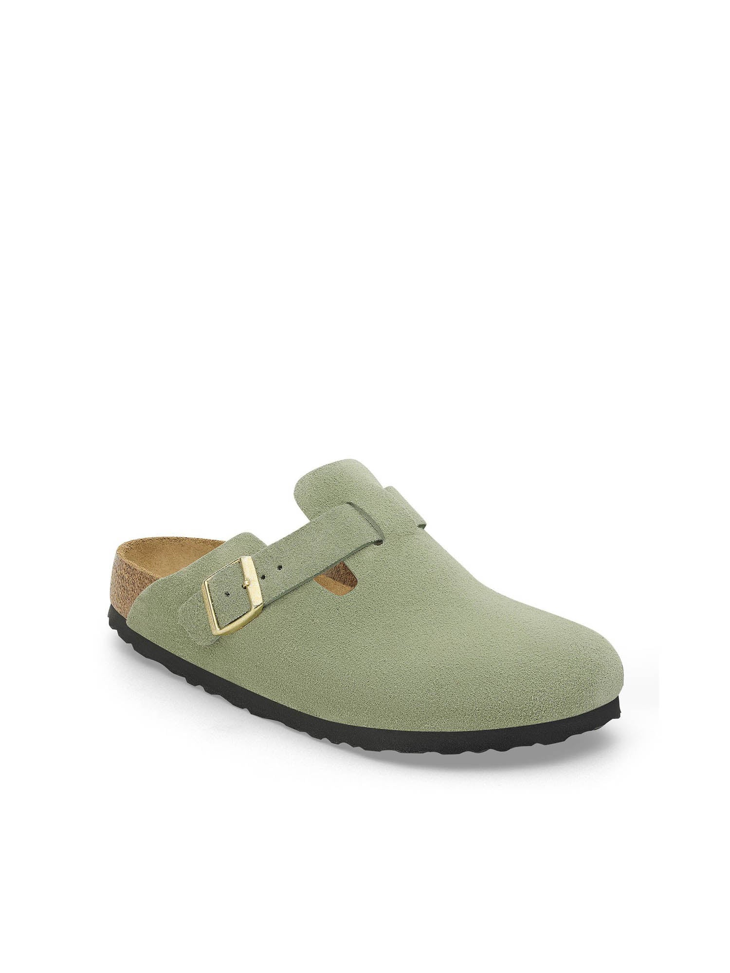 Birkenstock Boston plantare morbido Verde