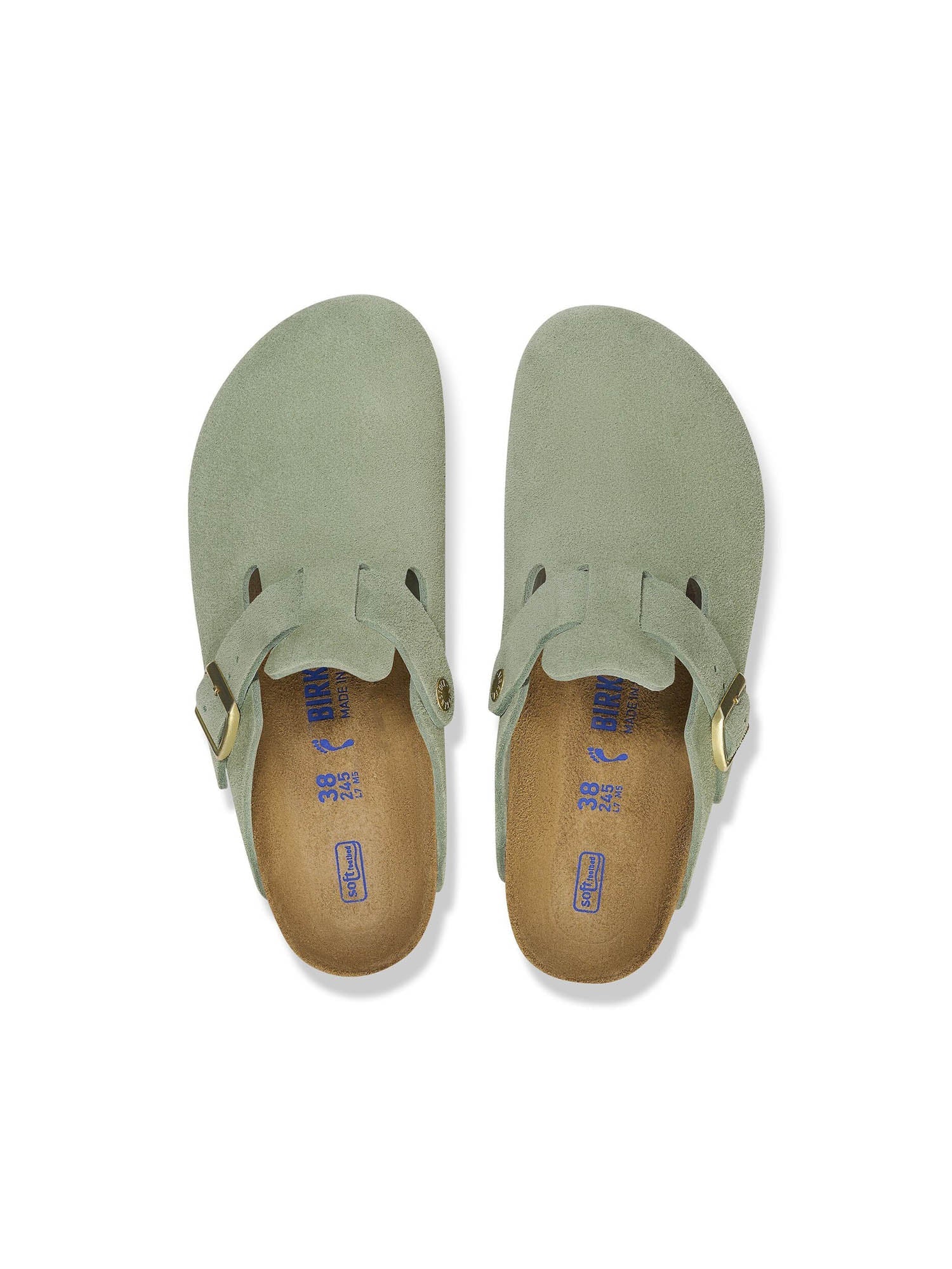 Birkenstock Boston plantare morbido Verde