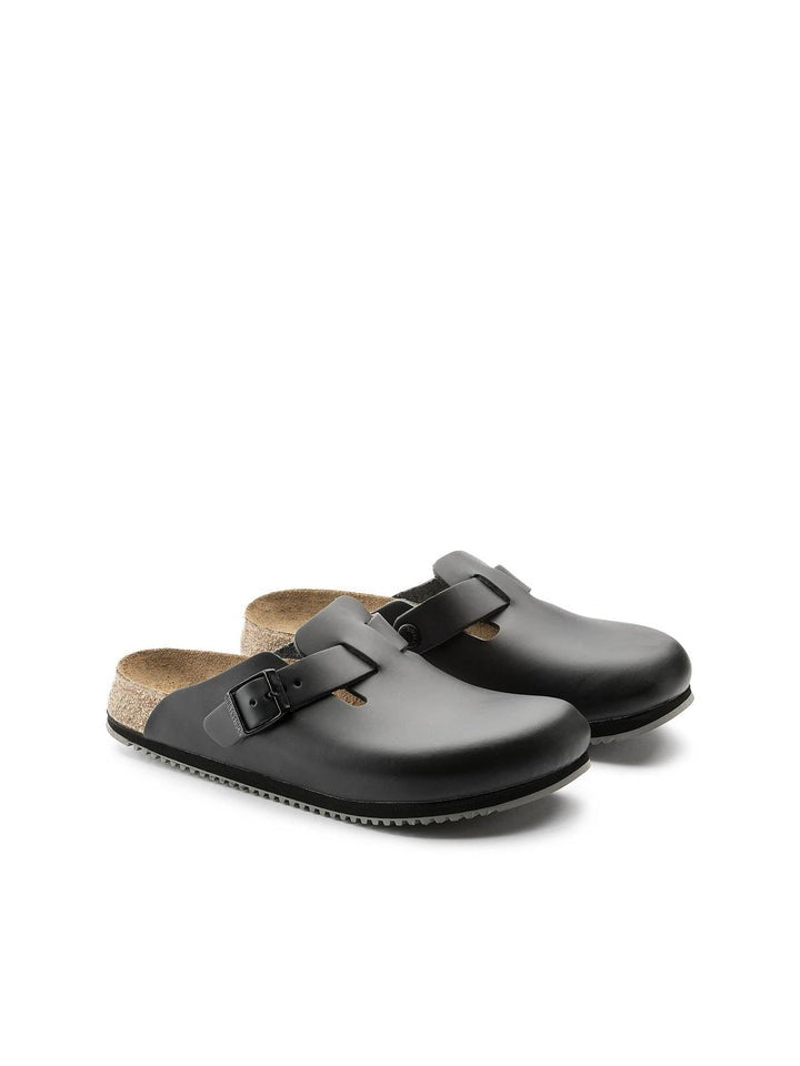 Birkenstock Boston Super grip Nero