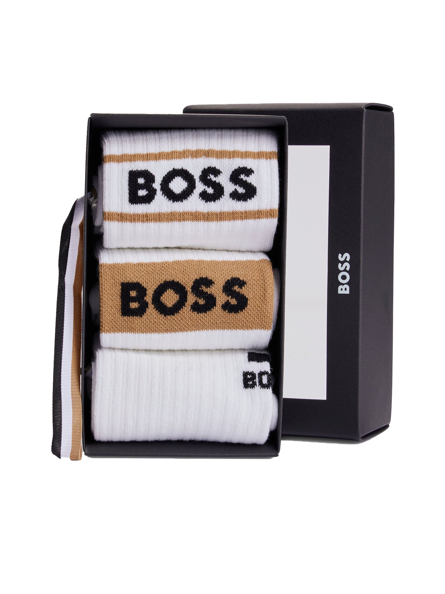 Boss 3P Qs Giftset Iconic Bianco