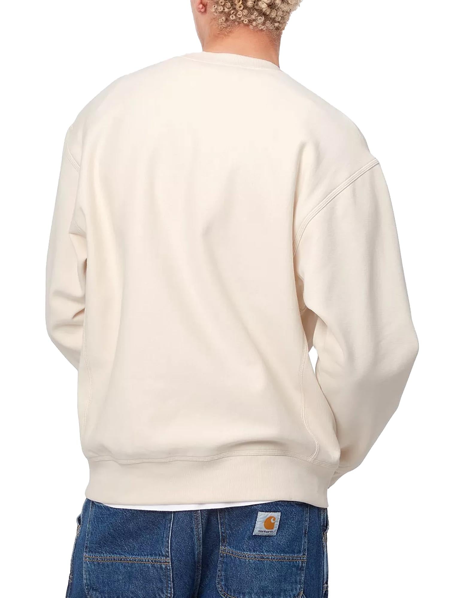 Carhartt Wip American Script Sweatshirt Bianco