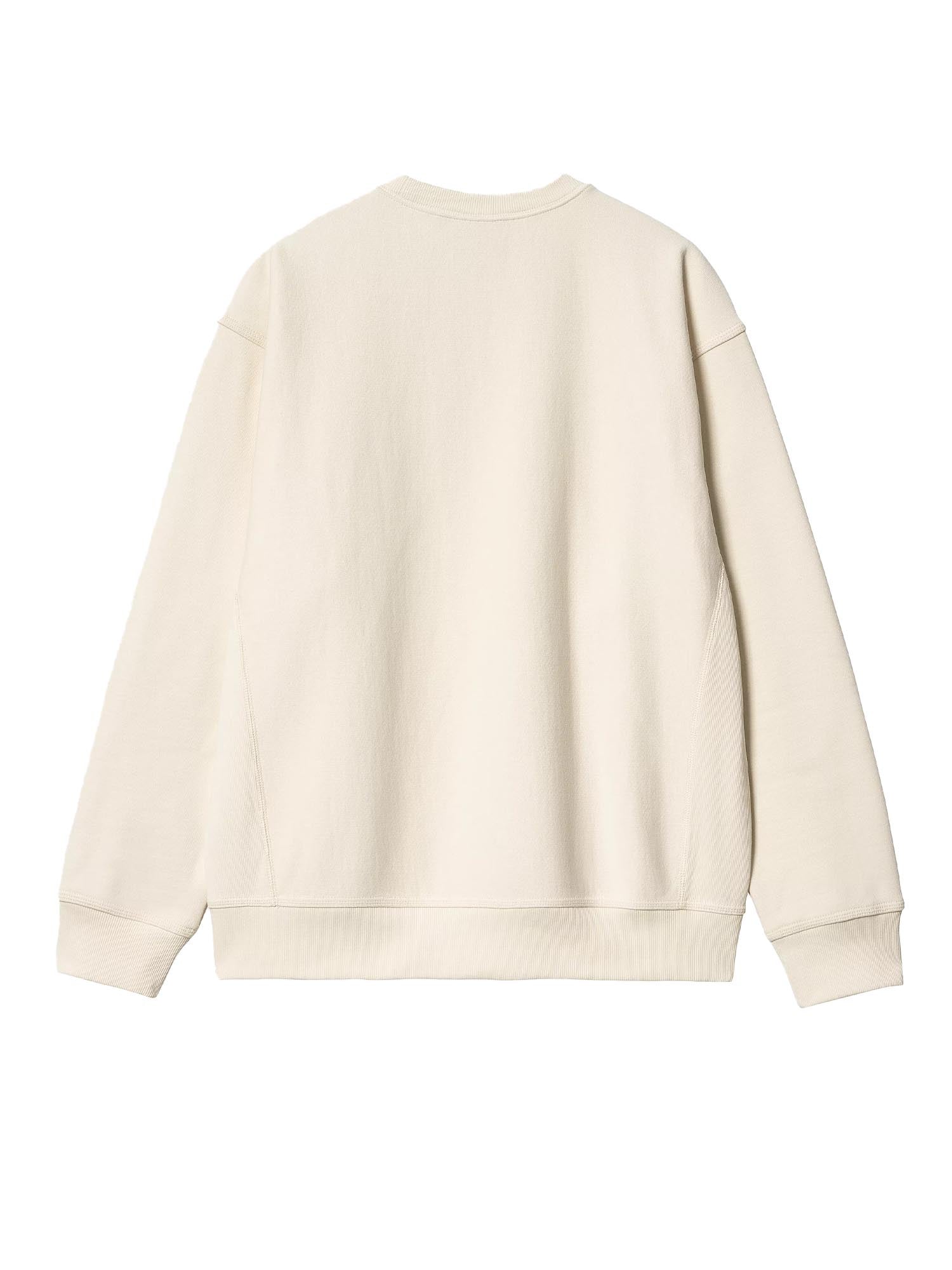 Carhartt Wip American Script Sweatshirt Bianco