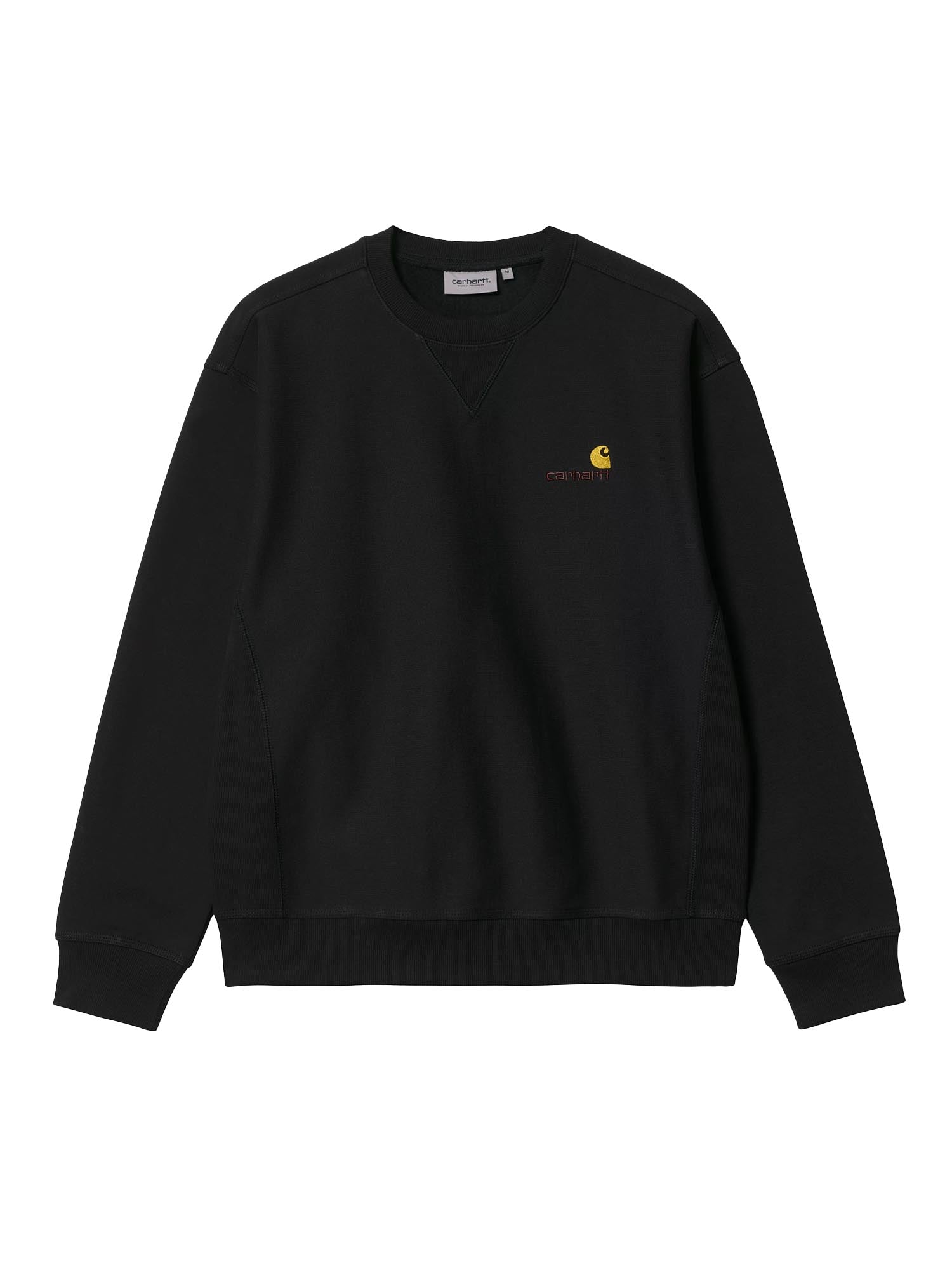 Carhartt Wip American Script Sweatshirt Nero