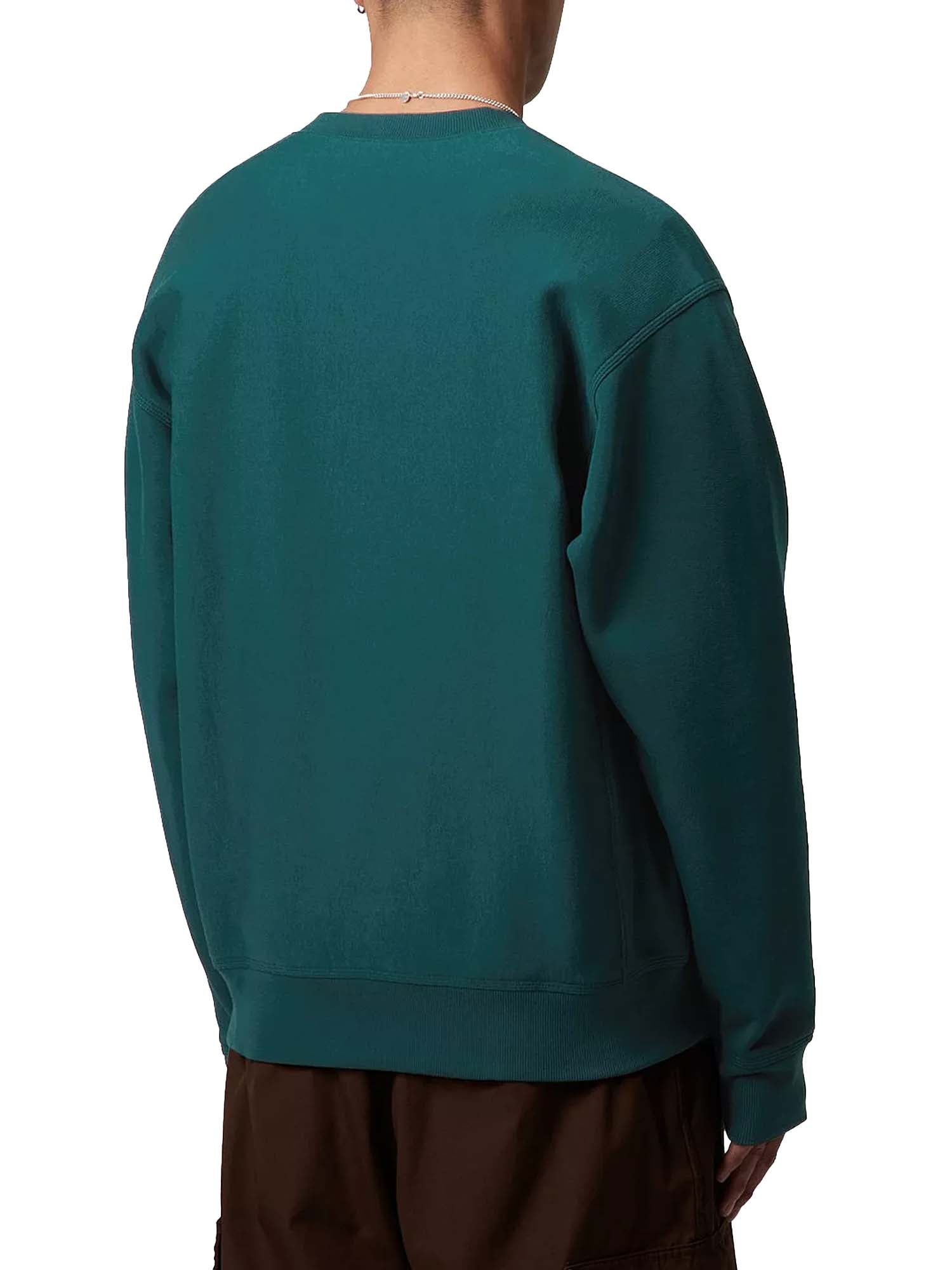 Carhartt Wip American Script Sweatshirt Verde