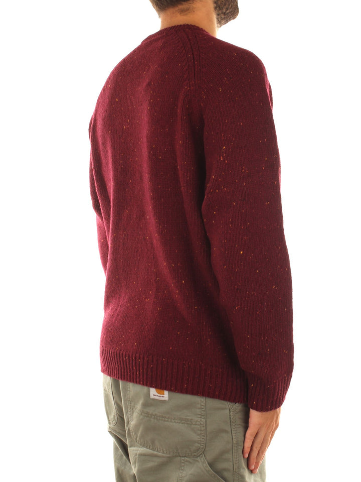 Carhartt Wip Anglistic Sweater Rosso