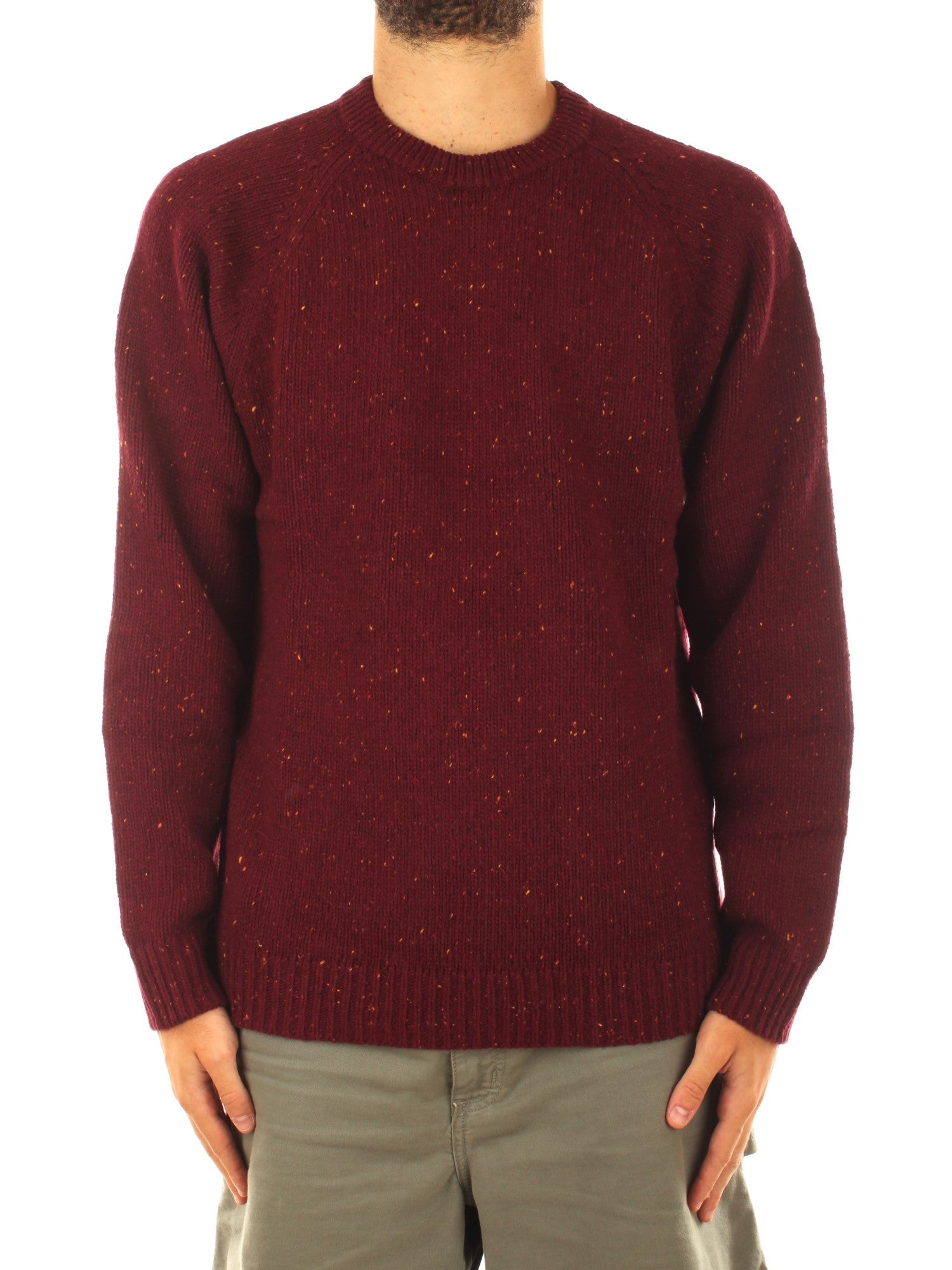 Carhartt Wip Anglistic Sweater Rosso