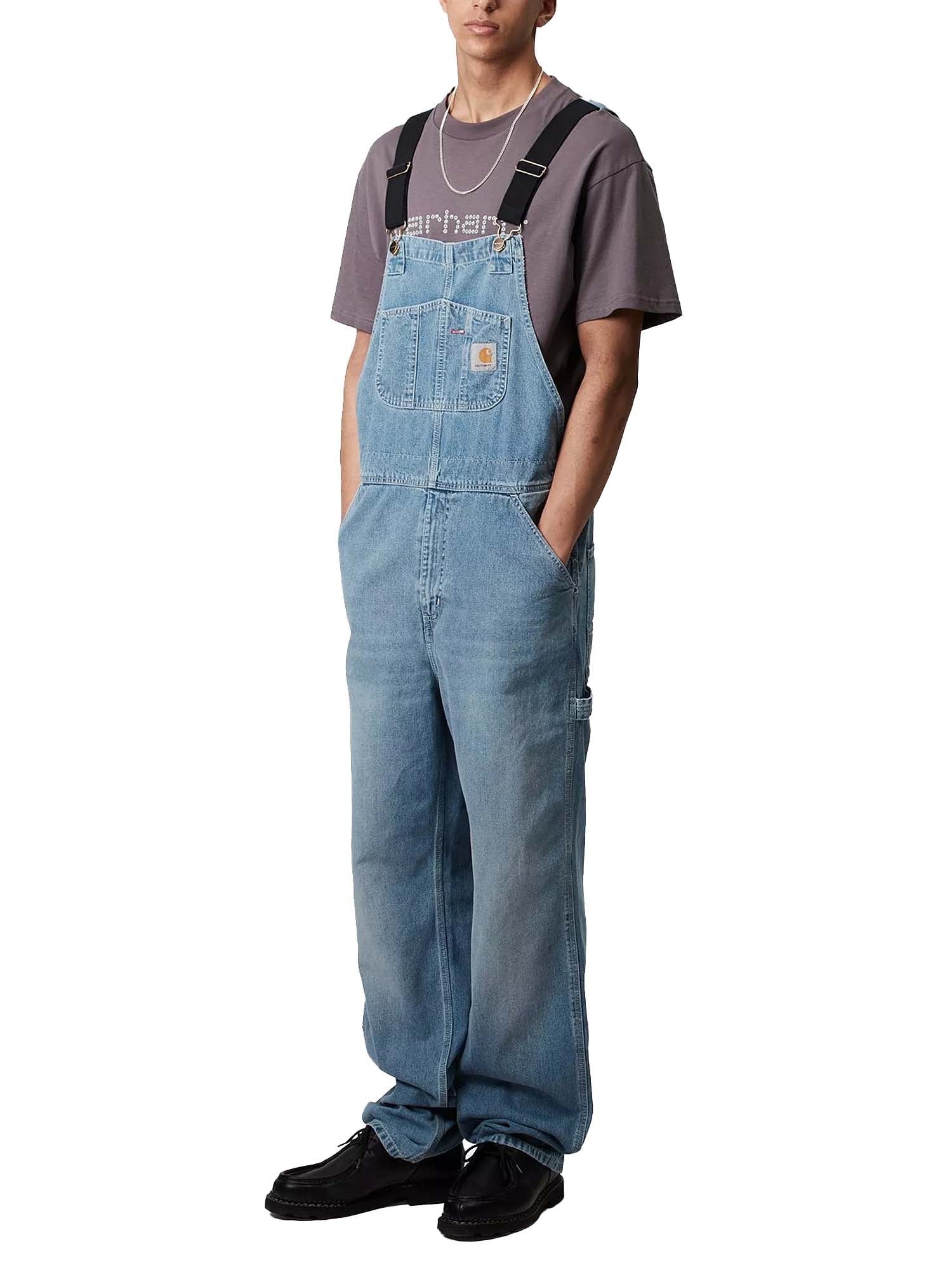 Carhartt Wip Bib Overall Azzurro