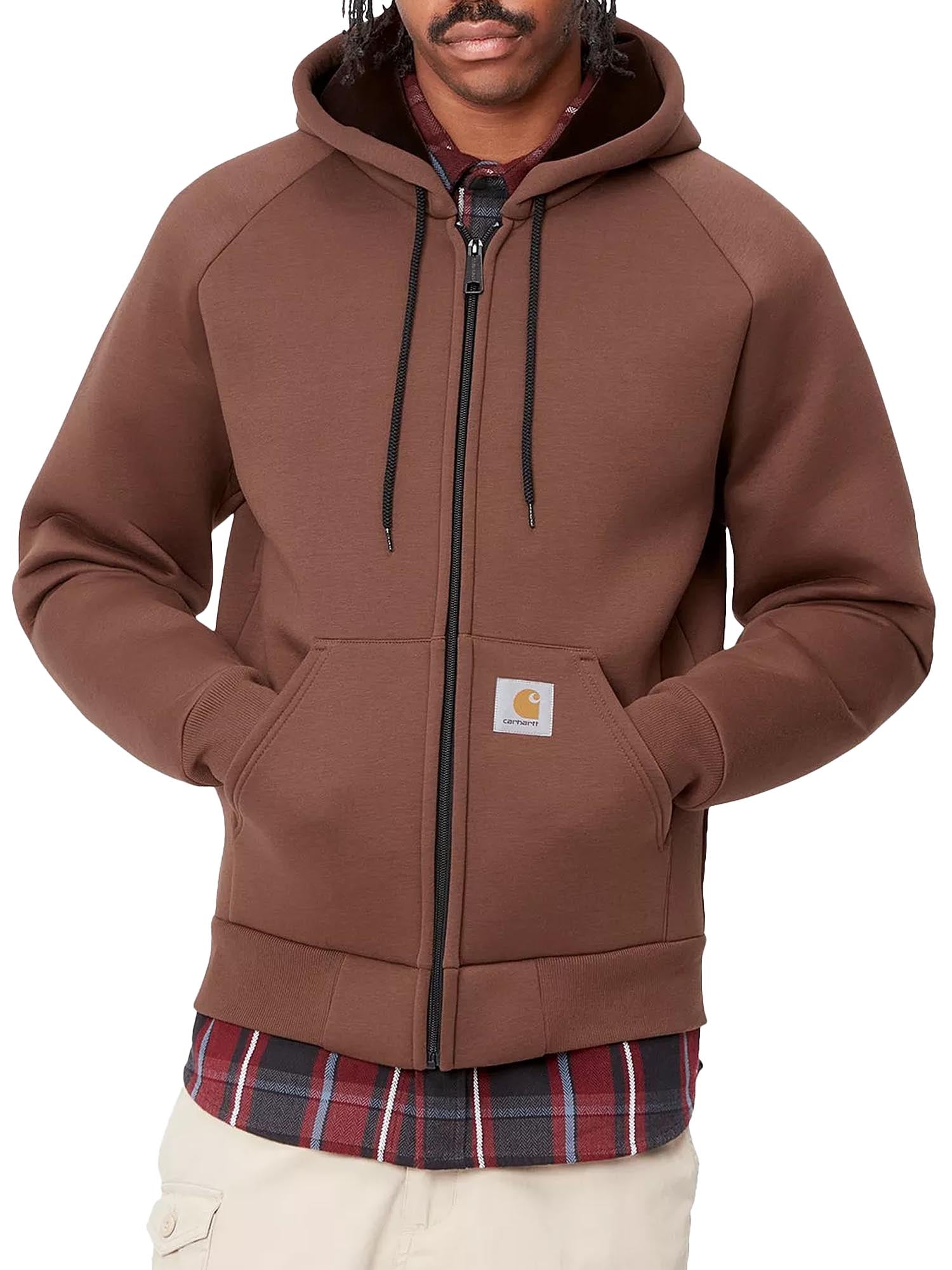 Carhartt Wip Car-Lux Hooded Jacket Marrone