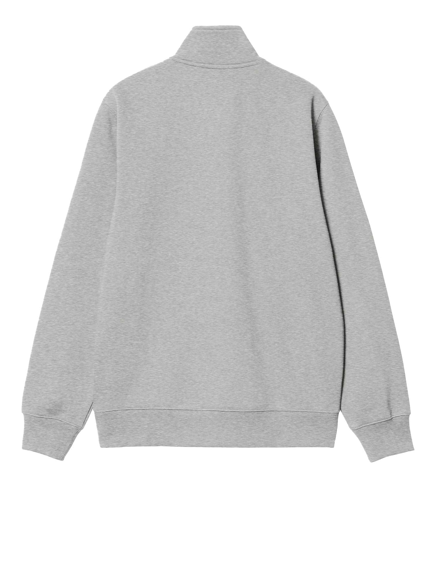 Carhartt Wip Chase Neck Zip Sweatshirt Grigio