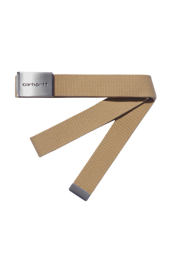 Carhartt Wip Clip Belt Chrome Beige