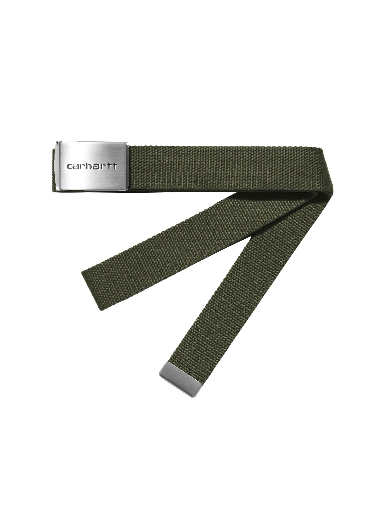 Carhartt Wip Clip Belt Chrome Verde