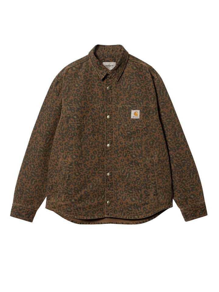 Carhartt Wip Conro Shirt Jac Marrone