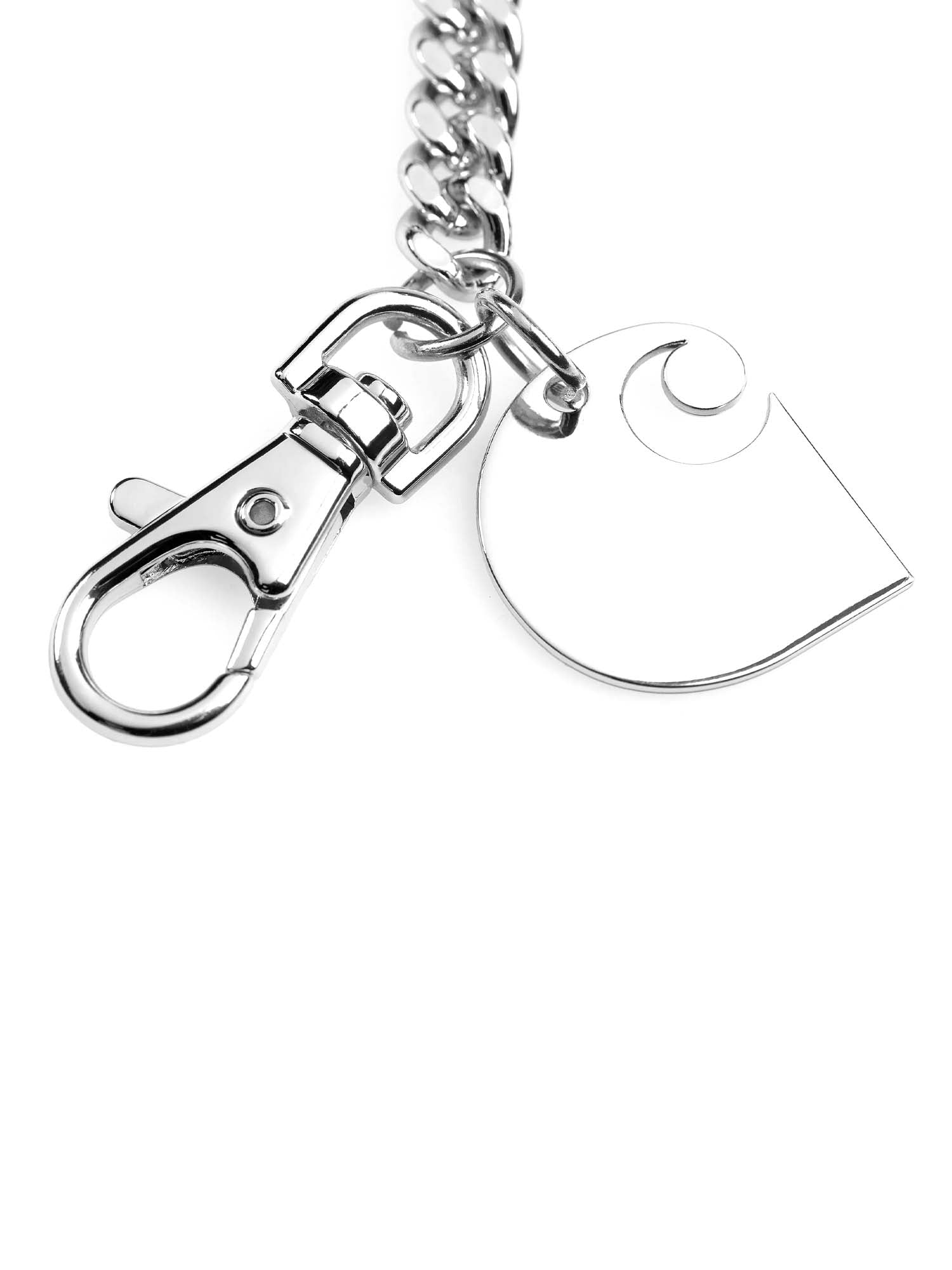 Carhartt Wip Cuban Link Keychain Argento