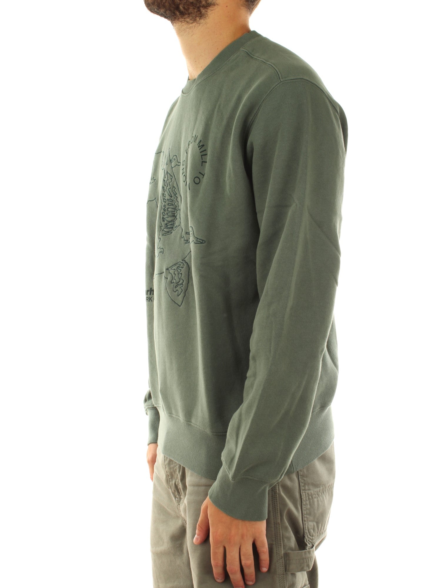 Carhartt Wip Flying Ducks Sweat Verde