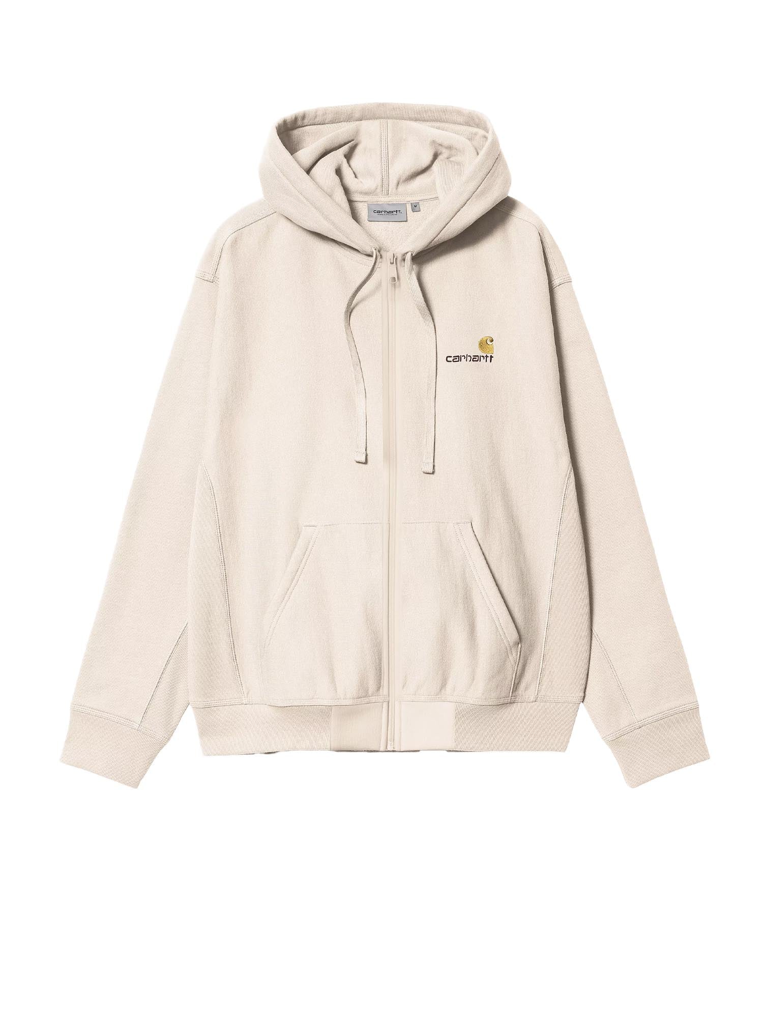 Carhartt Wip Hooded American Script Jacket Bianco