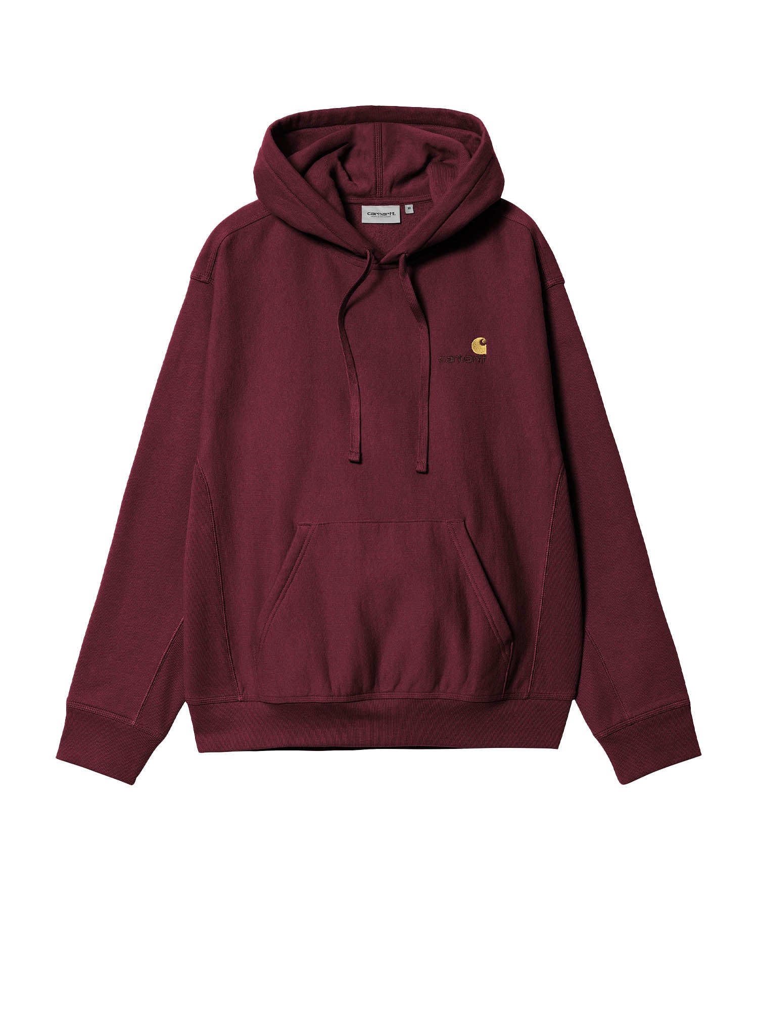 Carhartt Wip Hooded American Script Sweatshirt Rosso