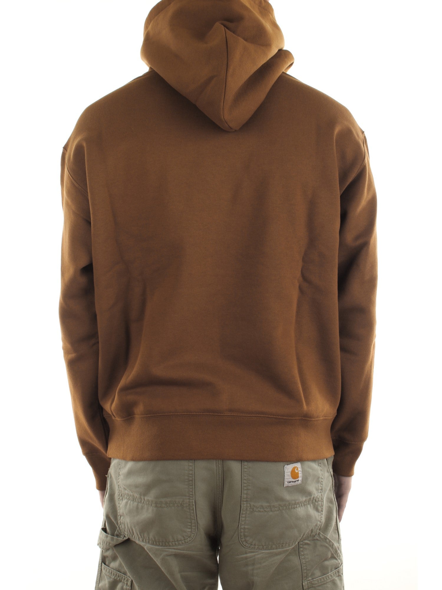 Carhartt Wip Hooded Brown Ducks Sweat Marrone