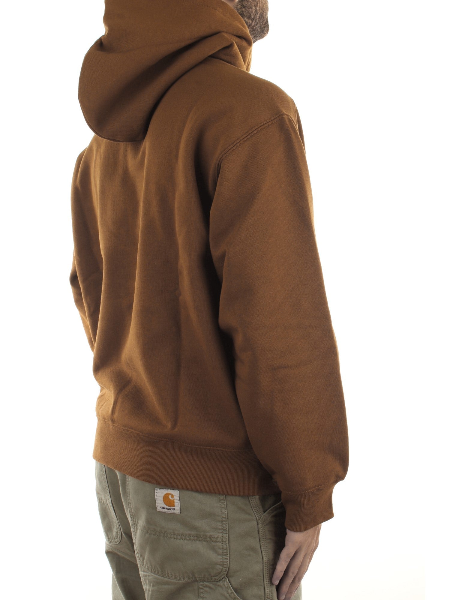 Carhartt Wip Hooded Brown Ducks Sweat Marrone