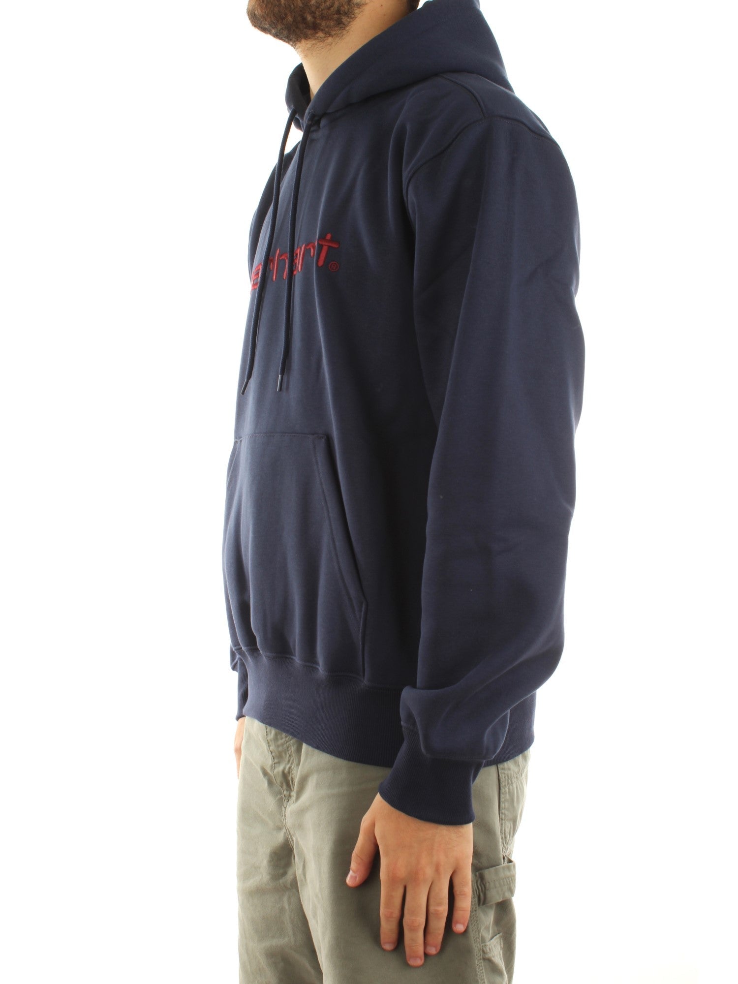 Carhartt Wip Hooded Carhartt Sweatshirt Blu