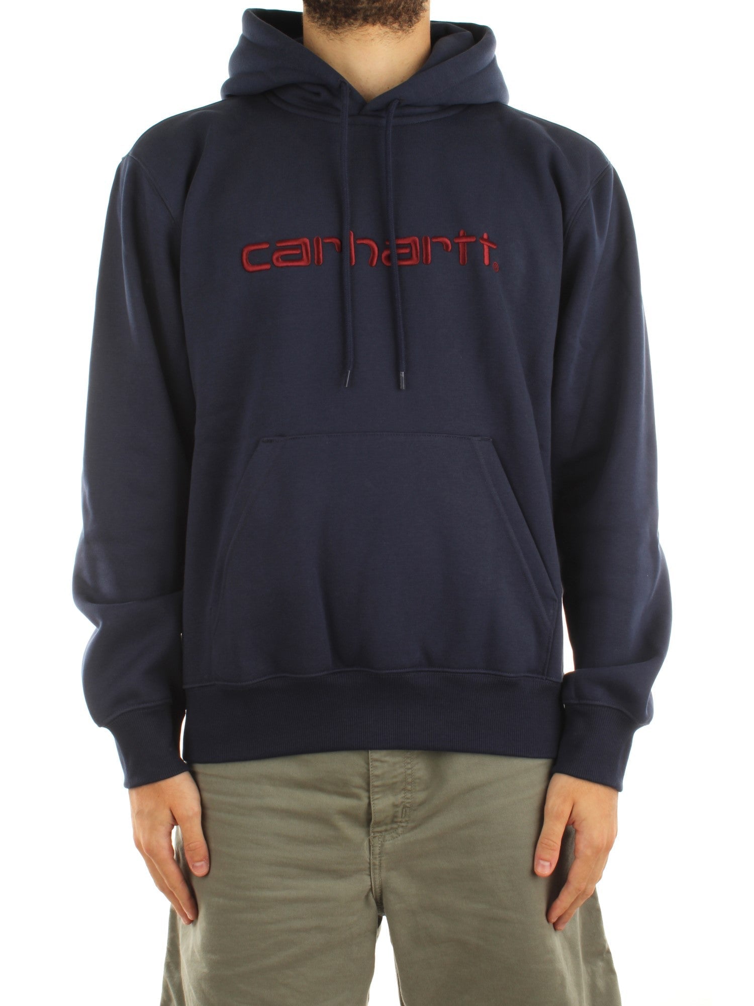 Carhartt Wip Hooded Carhartt Sweatshirt Blu