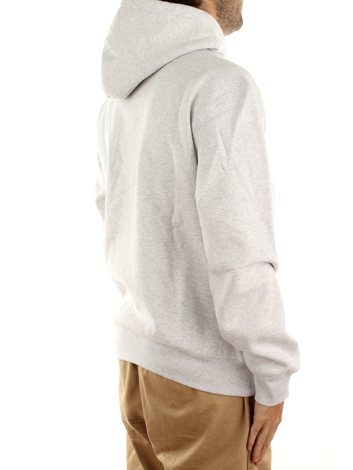 Carhartt Wip Hooded Carhartt Sweatshirt Grigio