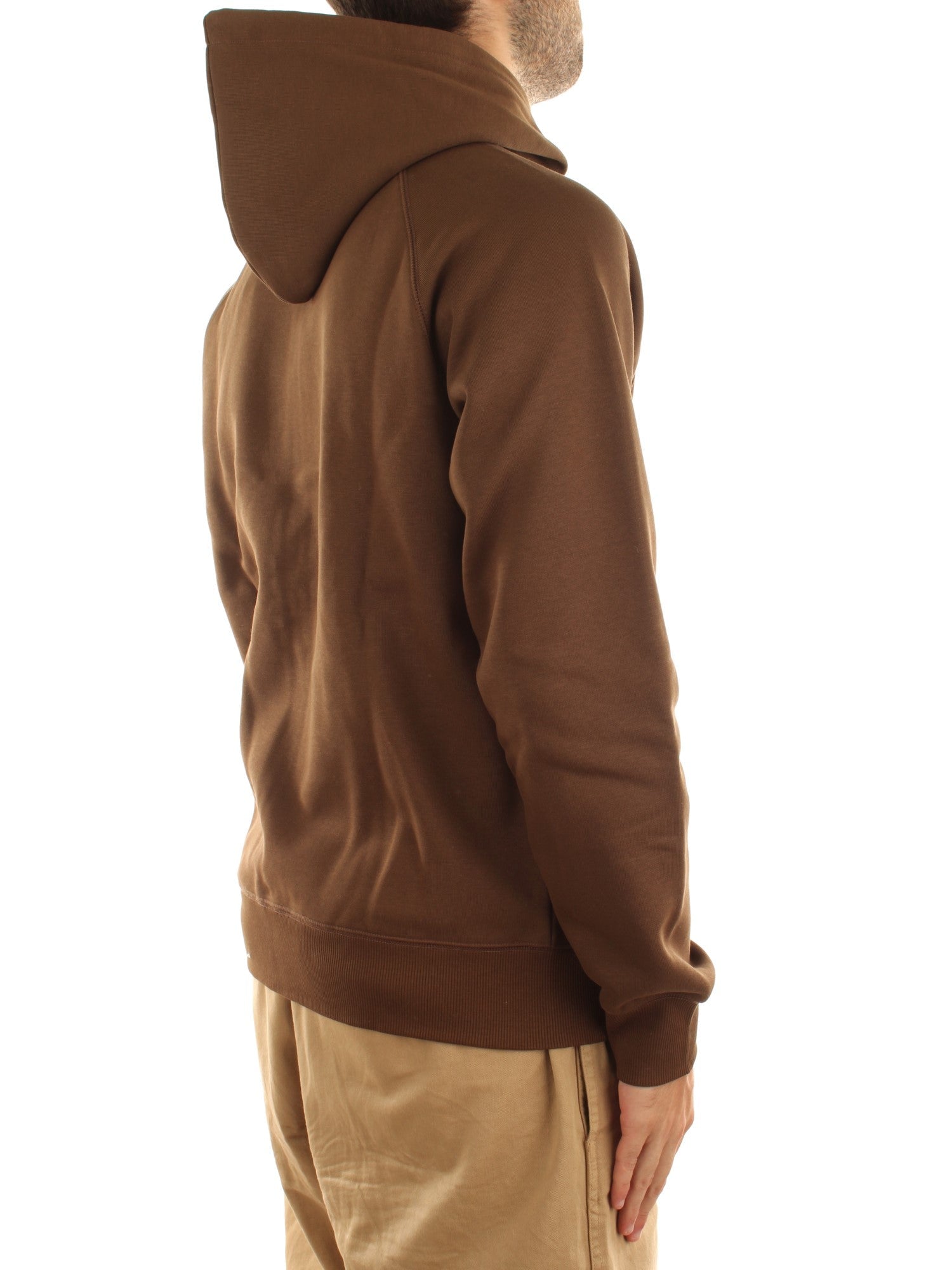 Carhartt Wip Hooded Chase Jacket Marrone