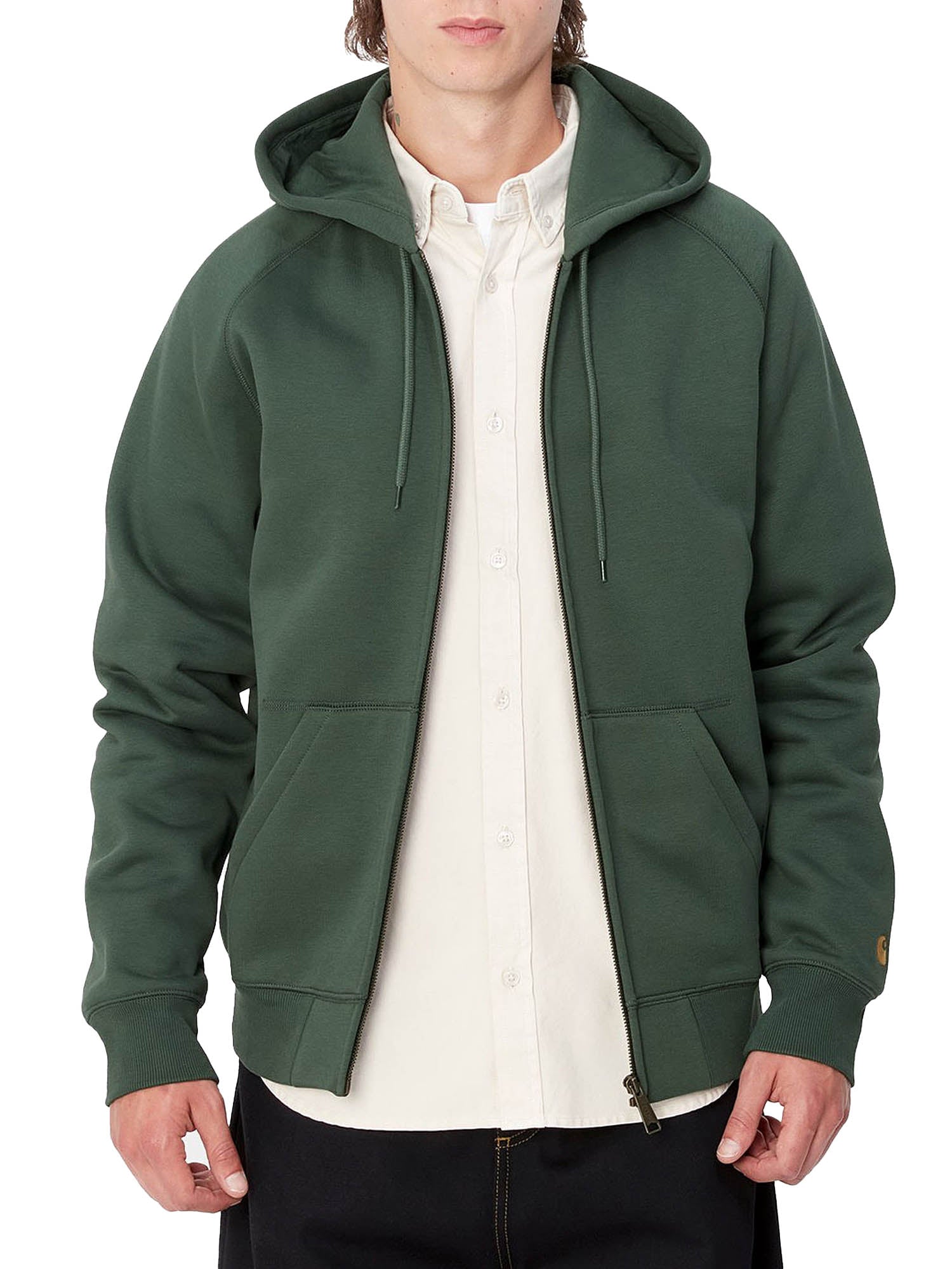 Carhartt Wip Hooded Chase Jacket Verde