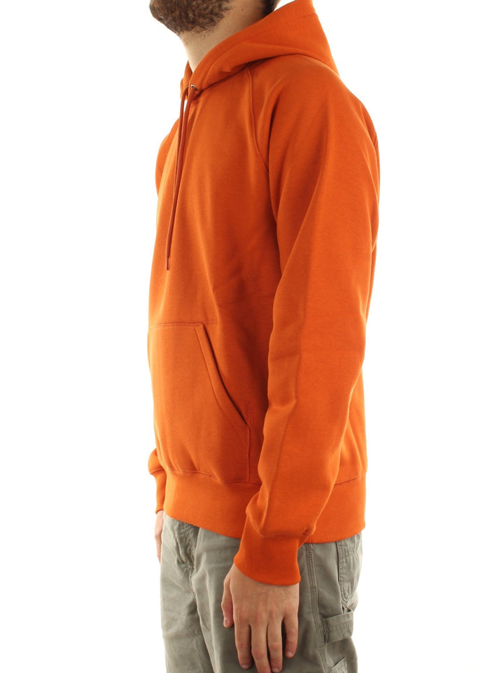 Carhartt Wip Hooded Chase Sweatshirt Arancione