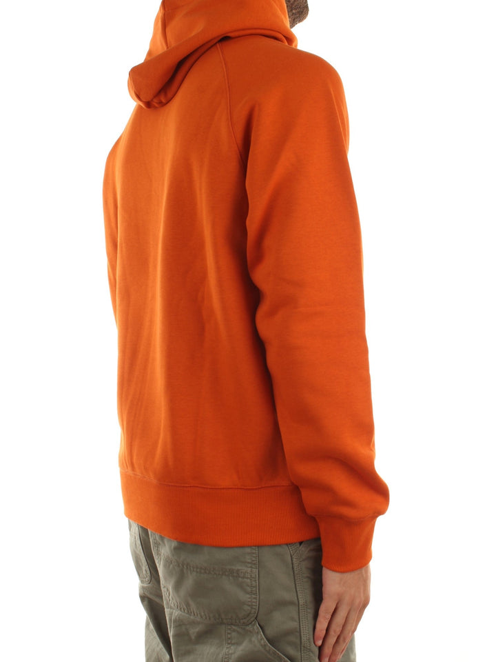 Carhartt Wip Hooded Chase Sweatshirt Arancione