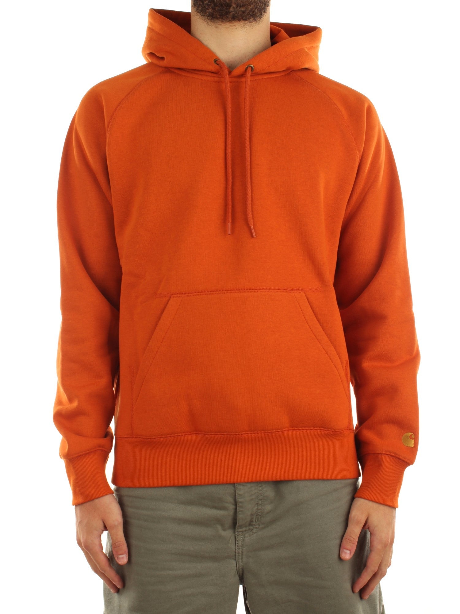 Carhartt Wip Hooded Chase Sweatshirt Arancione