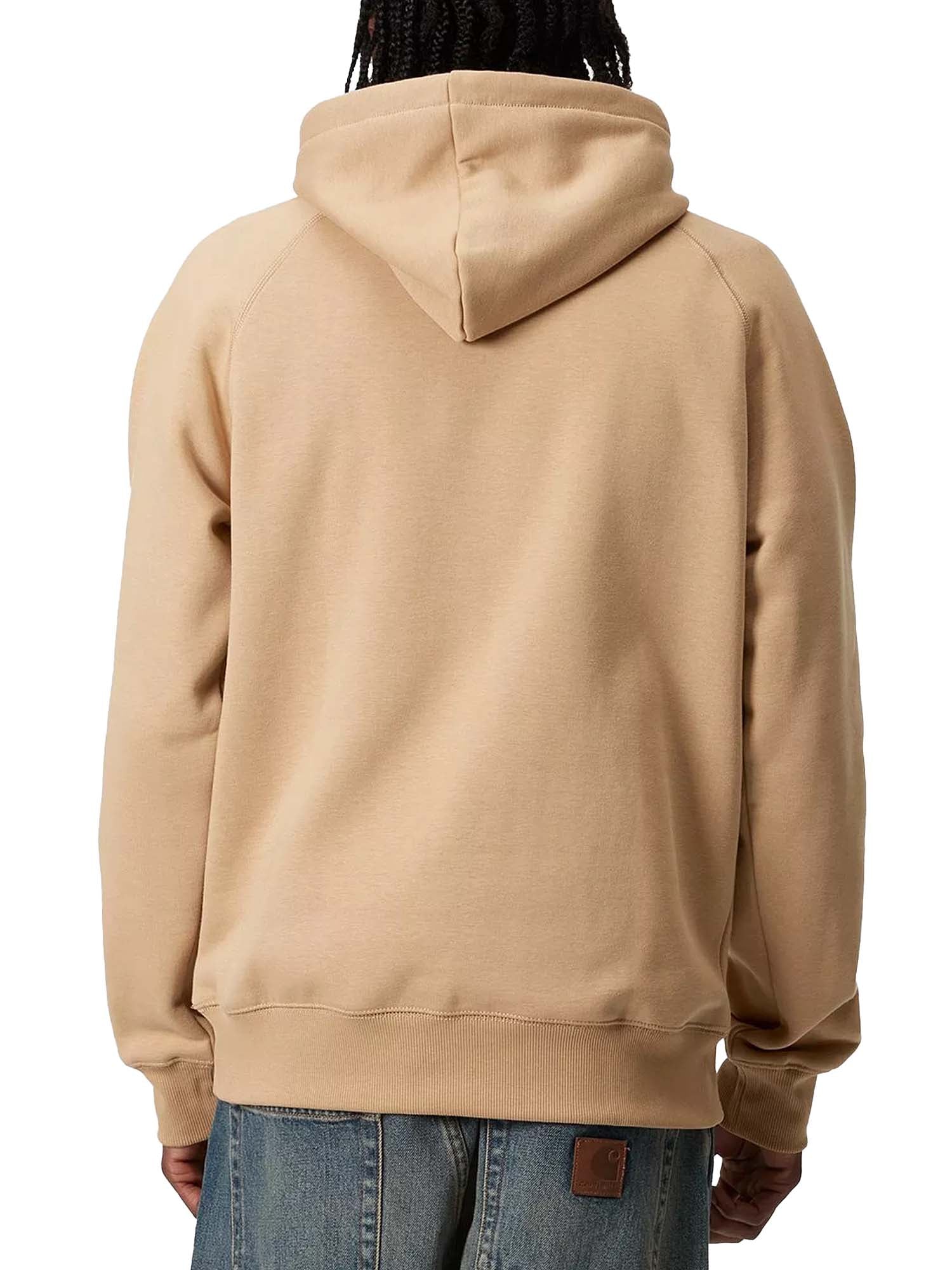 Carhartt Wip Hooded Chase Sweatshirt Beige