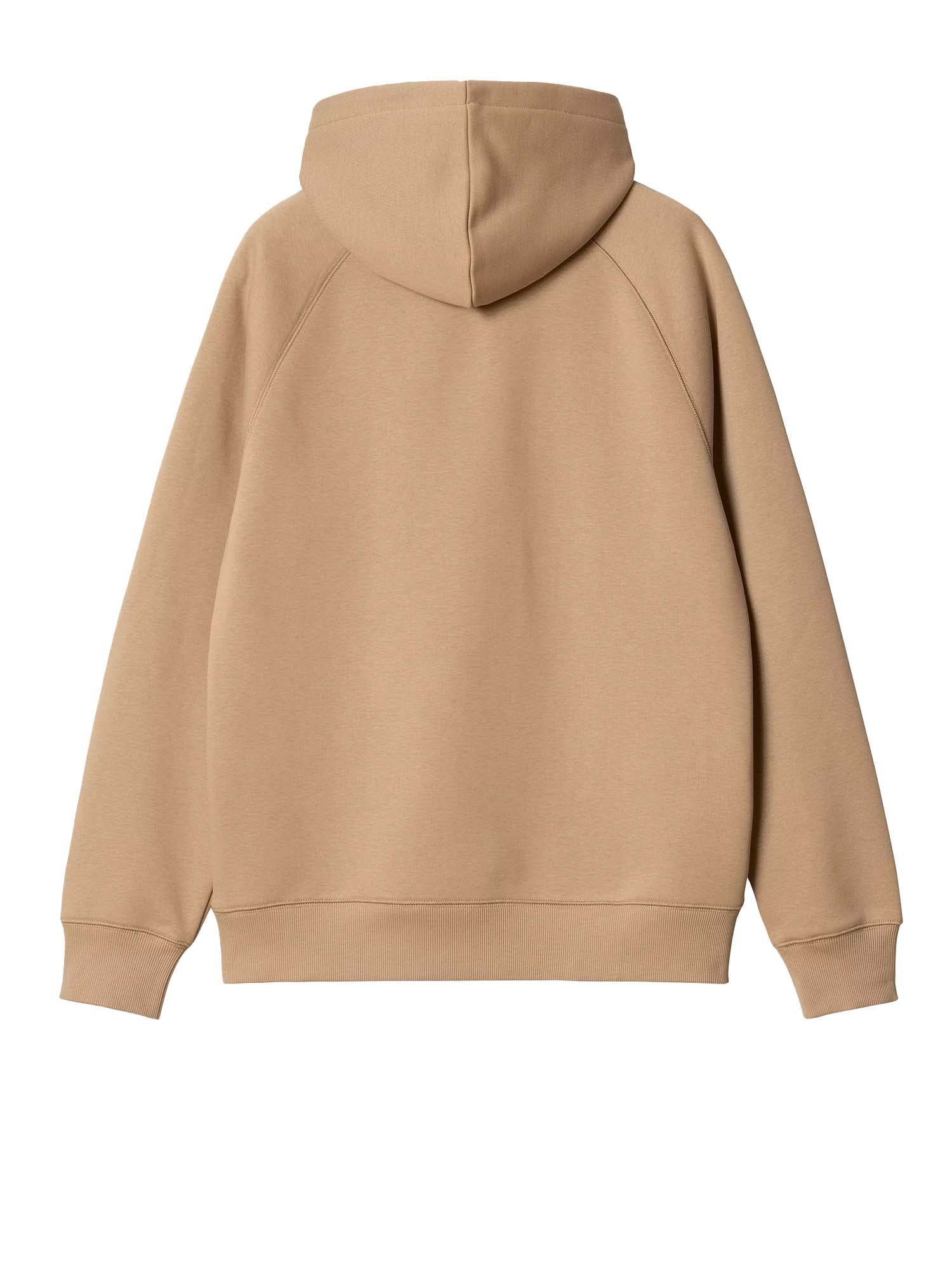 Carhartt Wip Hooded Chase Sweatshirt Beige