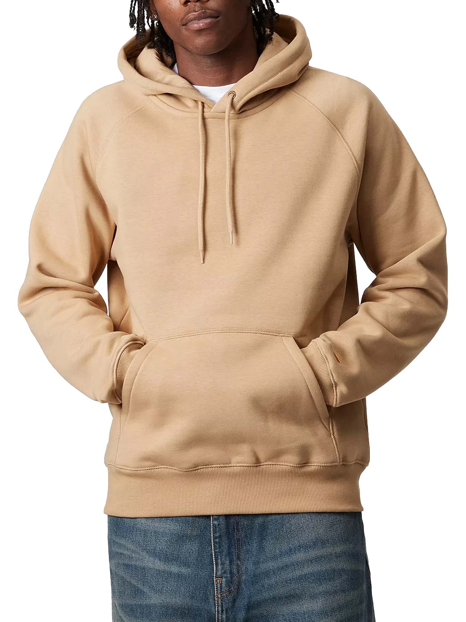 Carhartt Wip Hooded Chase Sweatshirt Beige