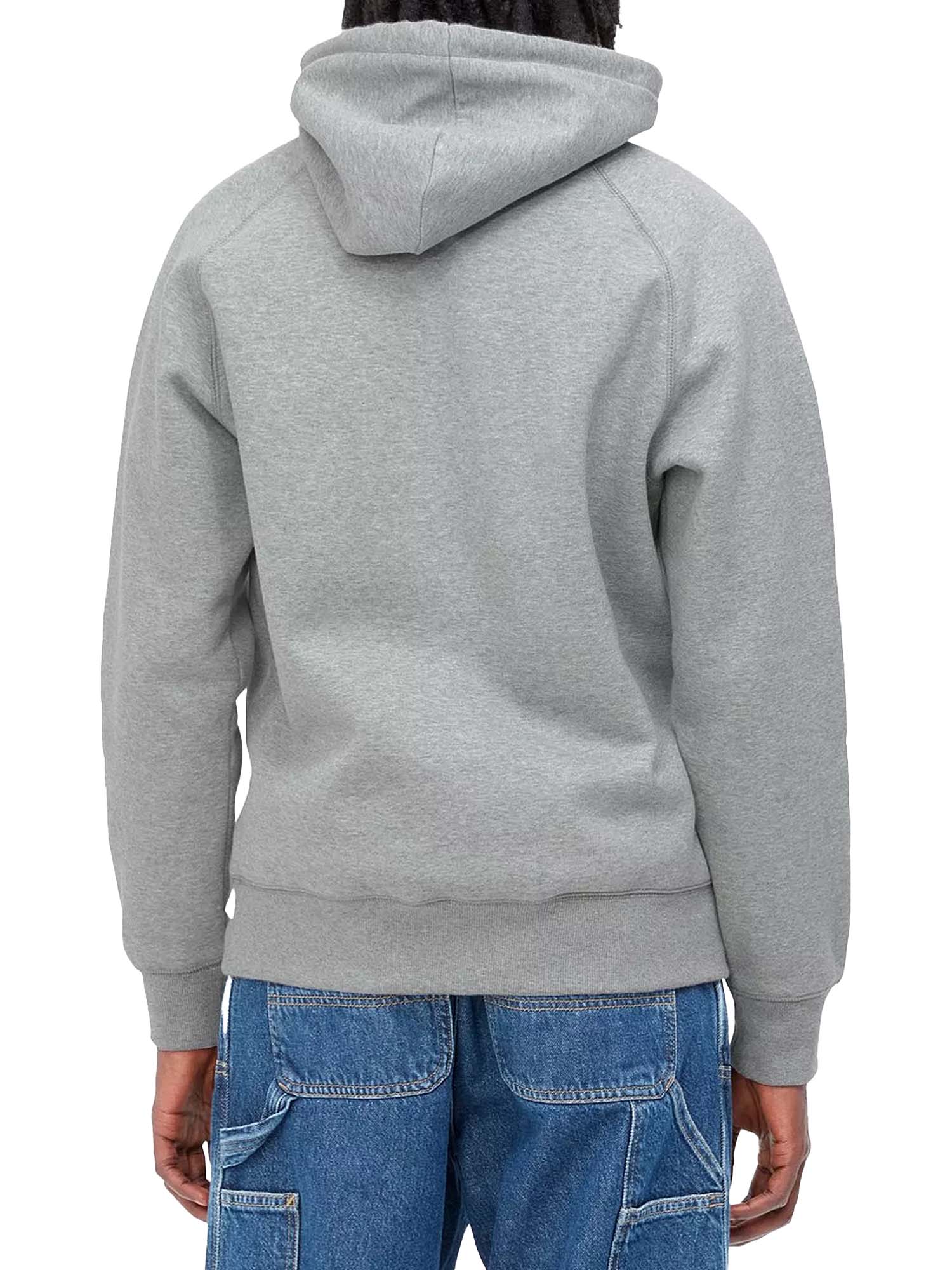 Carhartt Wip Hooded Chase Sweatshirt Grigio