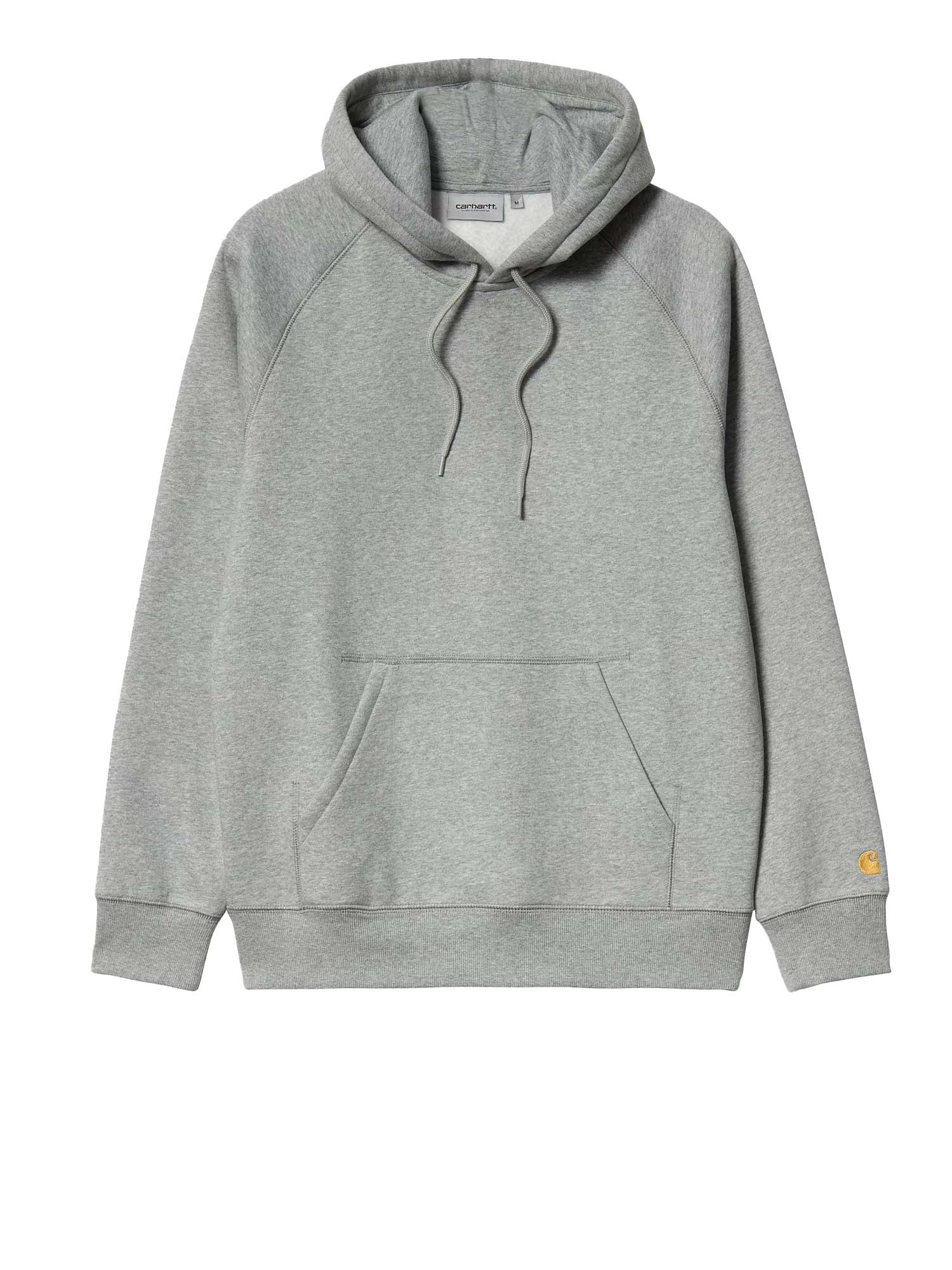 Carhartt Wip Hooded Chase Sweatshirt Grigio