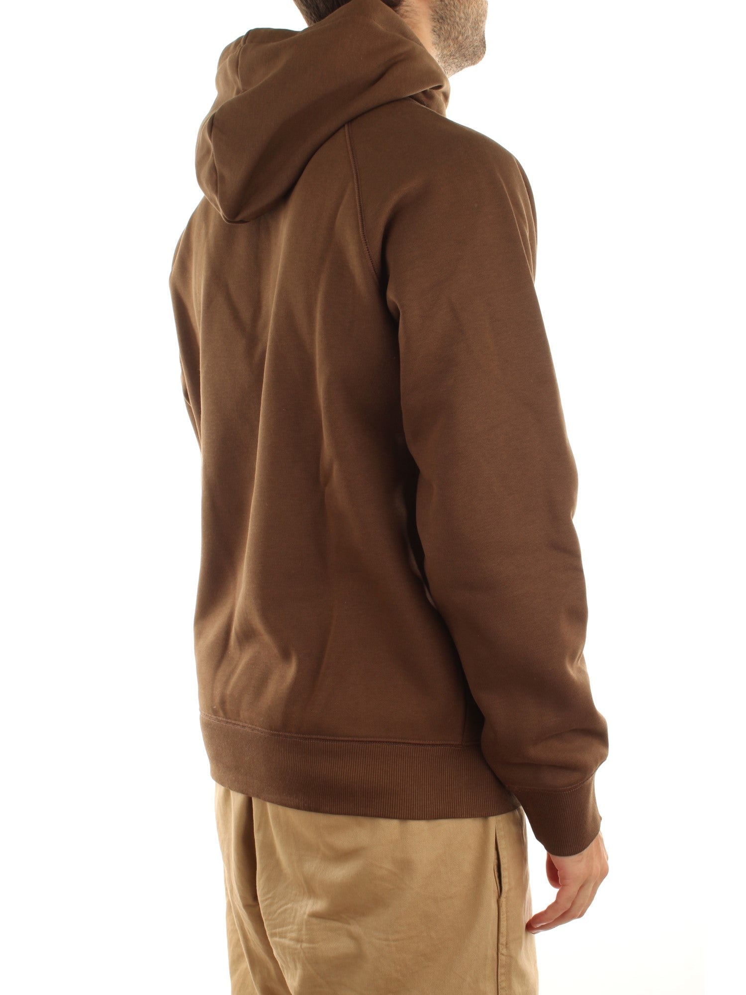 Carhartt Wip Hooded Chase Sweatshirt Marrone