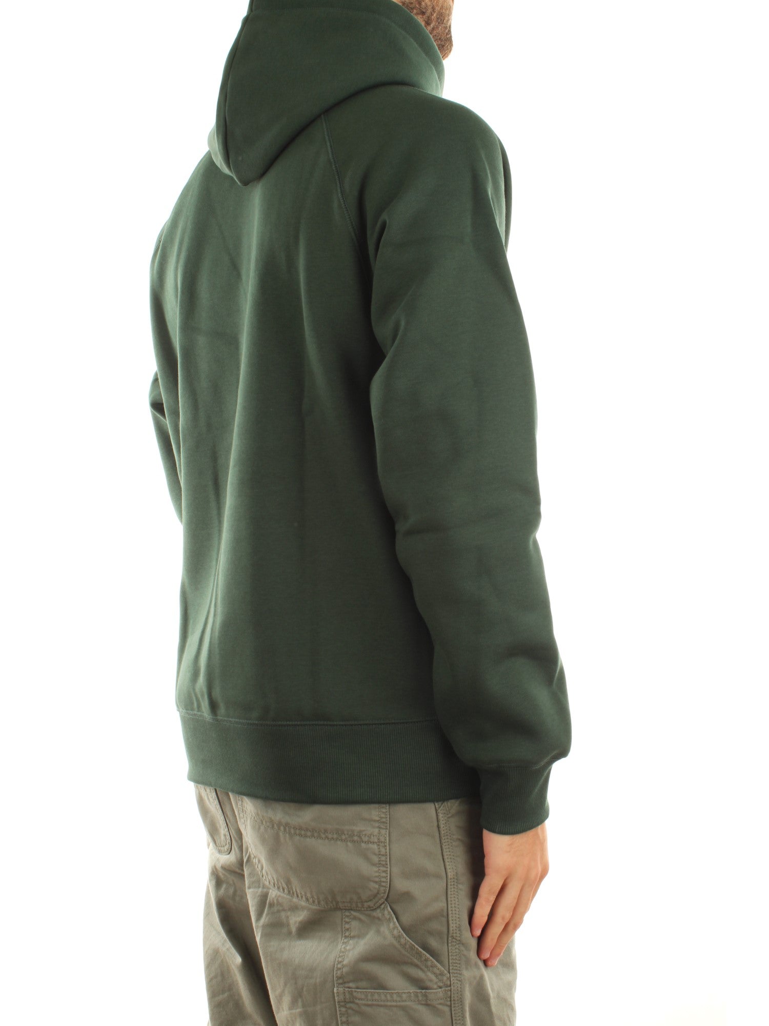 Carhartt Wip Hooded Chase Sweatshirt Verde