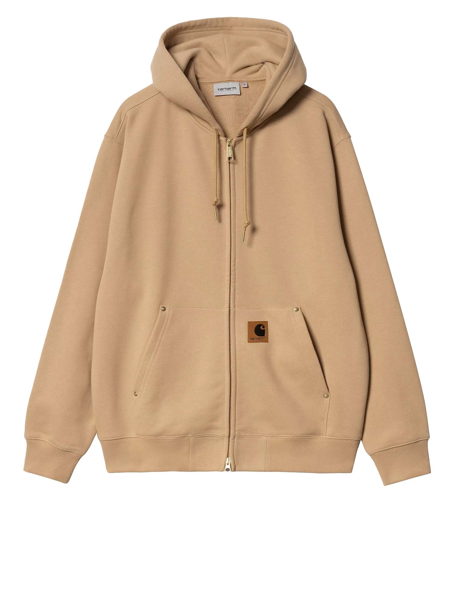 Carhartt Wip Hooded Eldon Sweat Jacket Beige