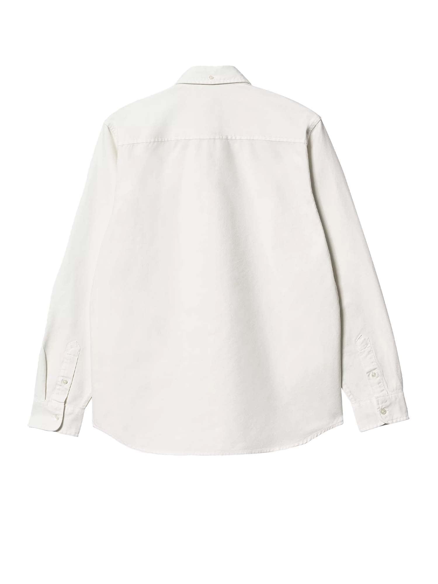 Carhartt Wip L/S Bolton Shirt Bianco