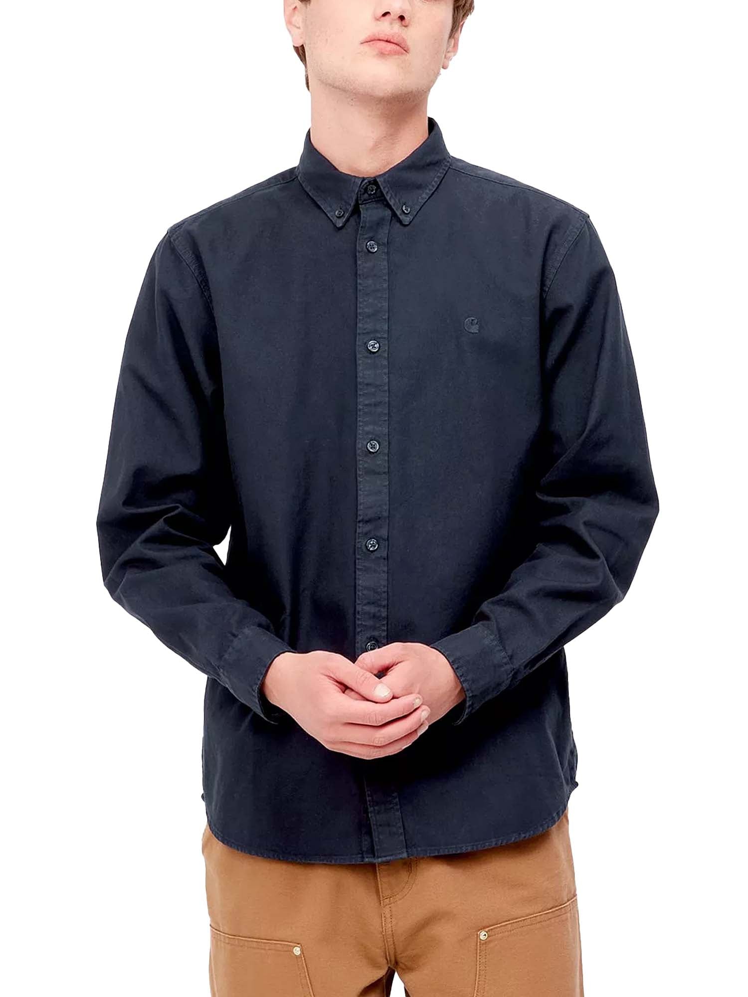 Carhartt Wip L/S Bolton Shirt Blu