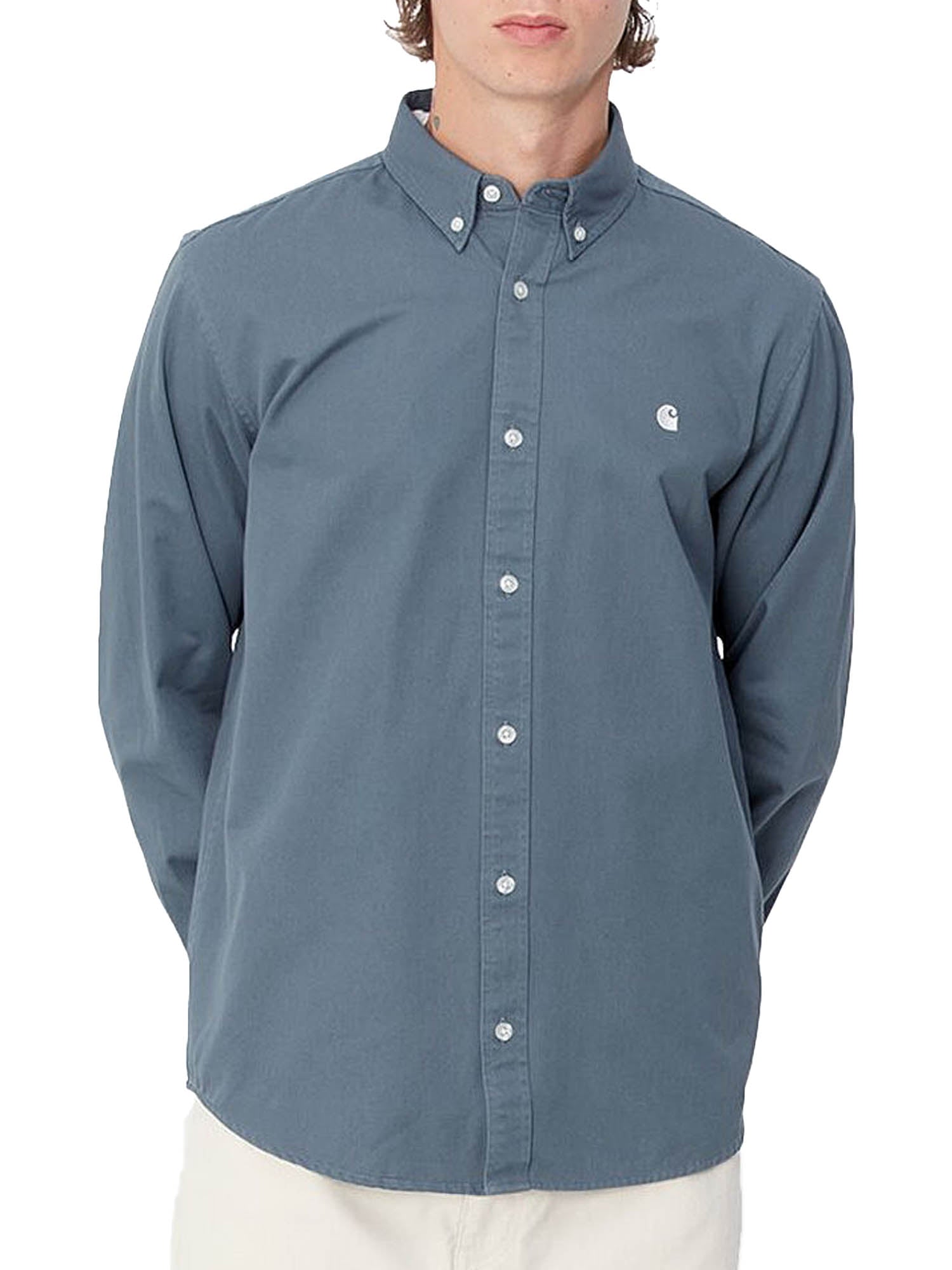 Carhartt Wip L/S Madison Shirt Blu