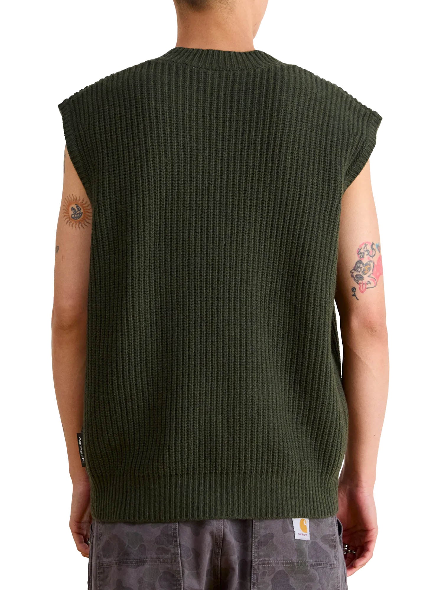 Carhartt Wip Marlon Vest Sweater Verde