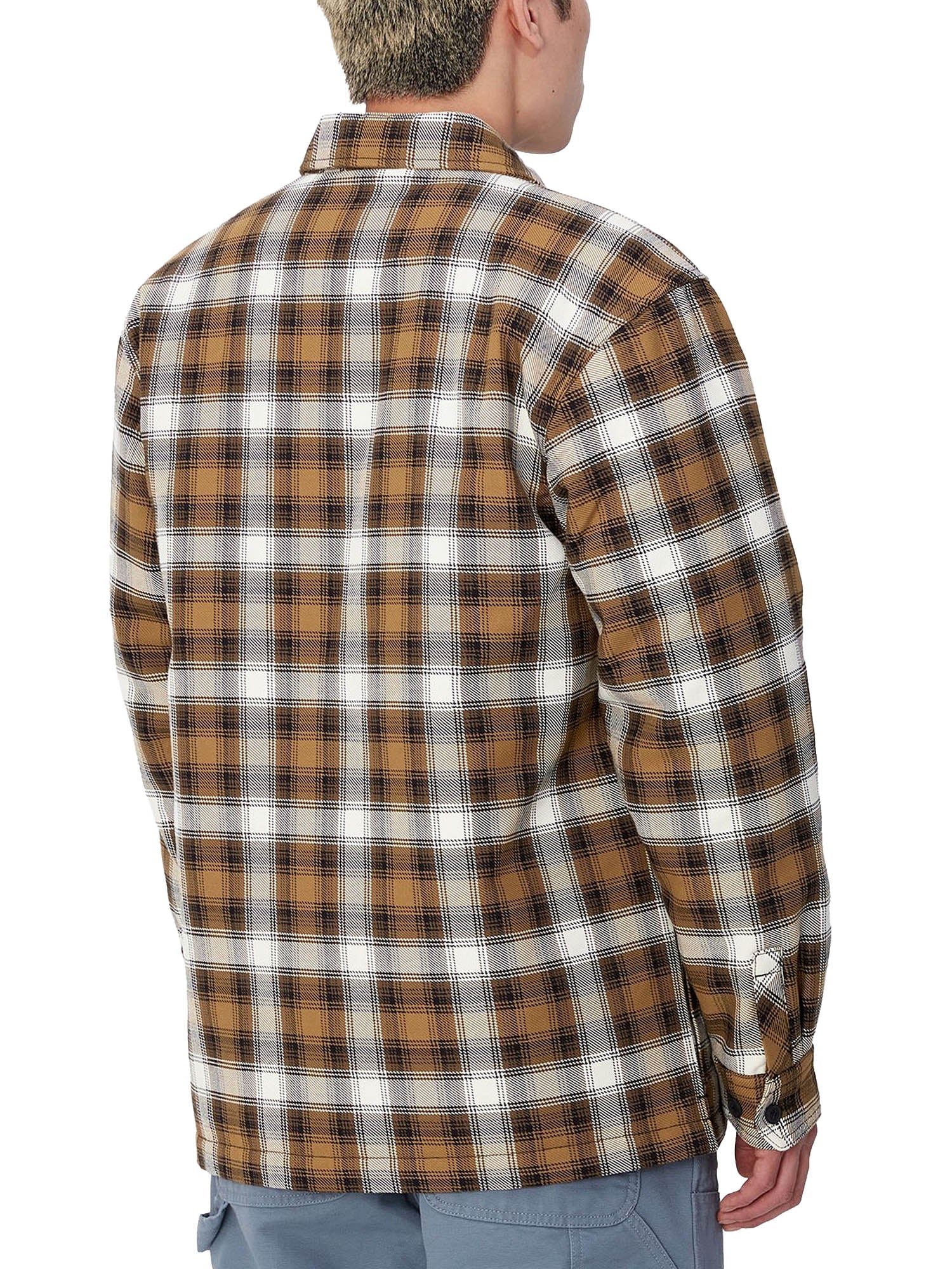 Carhartt Wip Monahan Shirt Jac Marrone